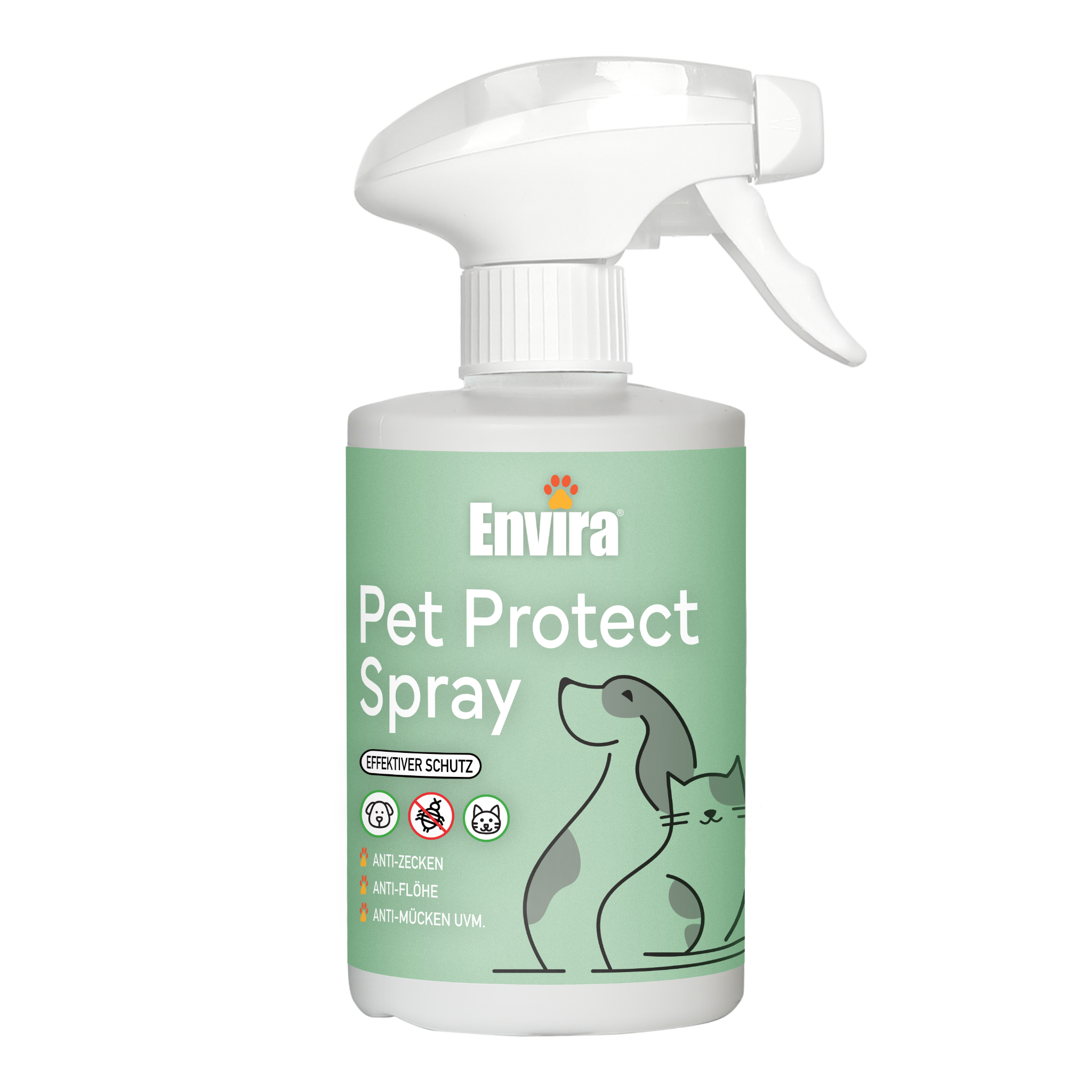 ENVIRA Pet-Protect-Spray (Hautspray gegen Mücken, Zecken, Flöhe)